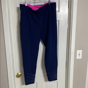 Lilly Pulitzer Navy Blue Leggings XXL